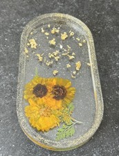 Tray New Handcrafted Resin Trinket/Jewelry 
