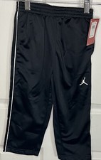 JORDAN PANTS 4 BLACK WHITE YOUTH WARM UP PANTS 43