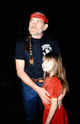 Willie Nelson and daughter Amy Lee Nelson on June 18 1980 in Las V - Old Photo