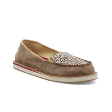 Twisted X Ladies Slip-On Bomber  Light Taupe Loafer Shoes