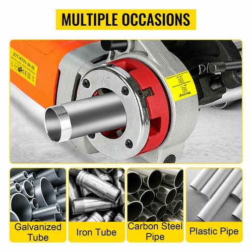 2300W Portable Electric Pipe Threader Pipe Threading Machine with 6 Dies Threadi - Picture 6 of 15