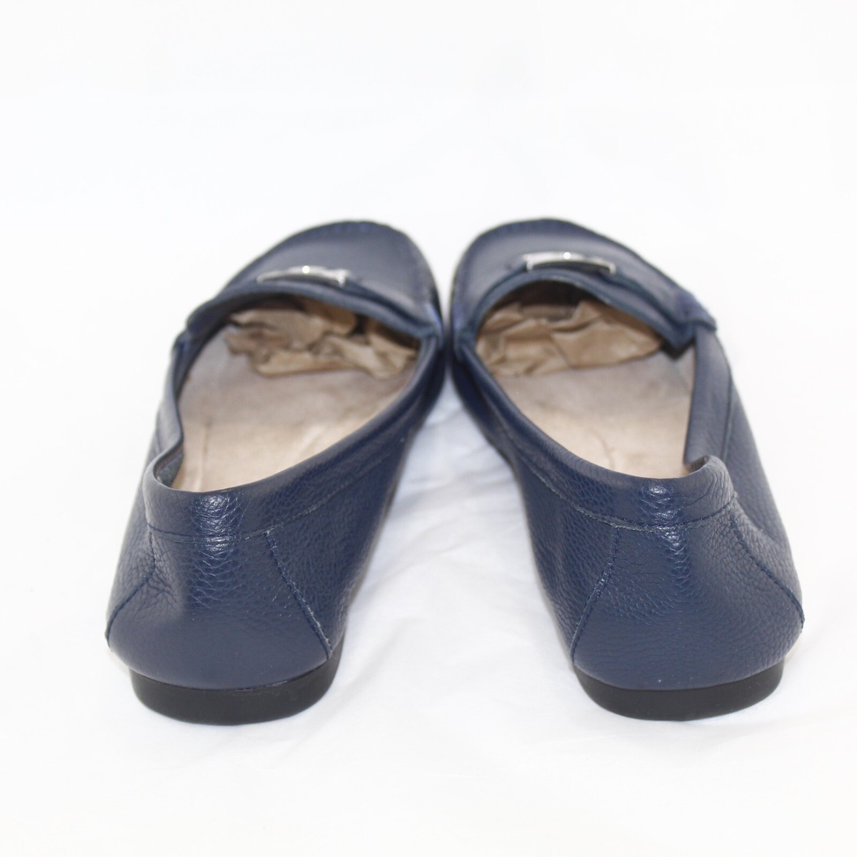 GIANI BERNINI womens Dailyn slip on dress flats shoe size M navy