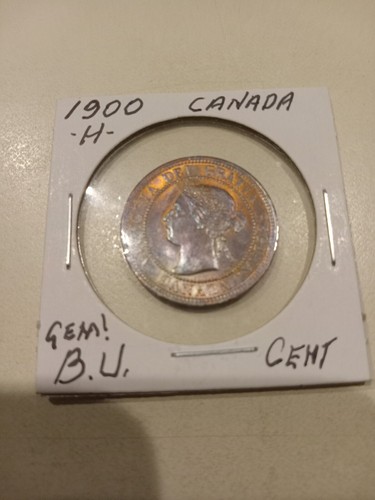 1900-H, CANADA Large Cent, Gem B.U. - Picture 4 of 4