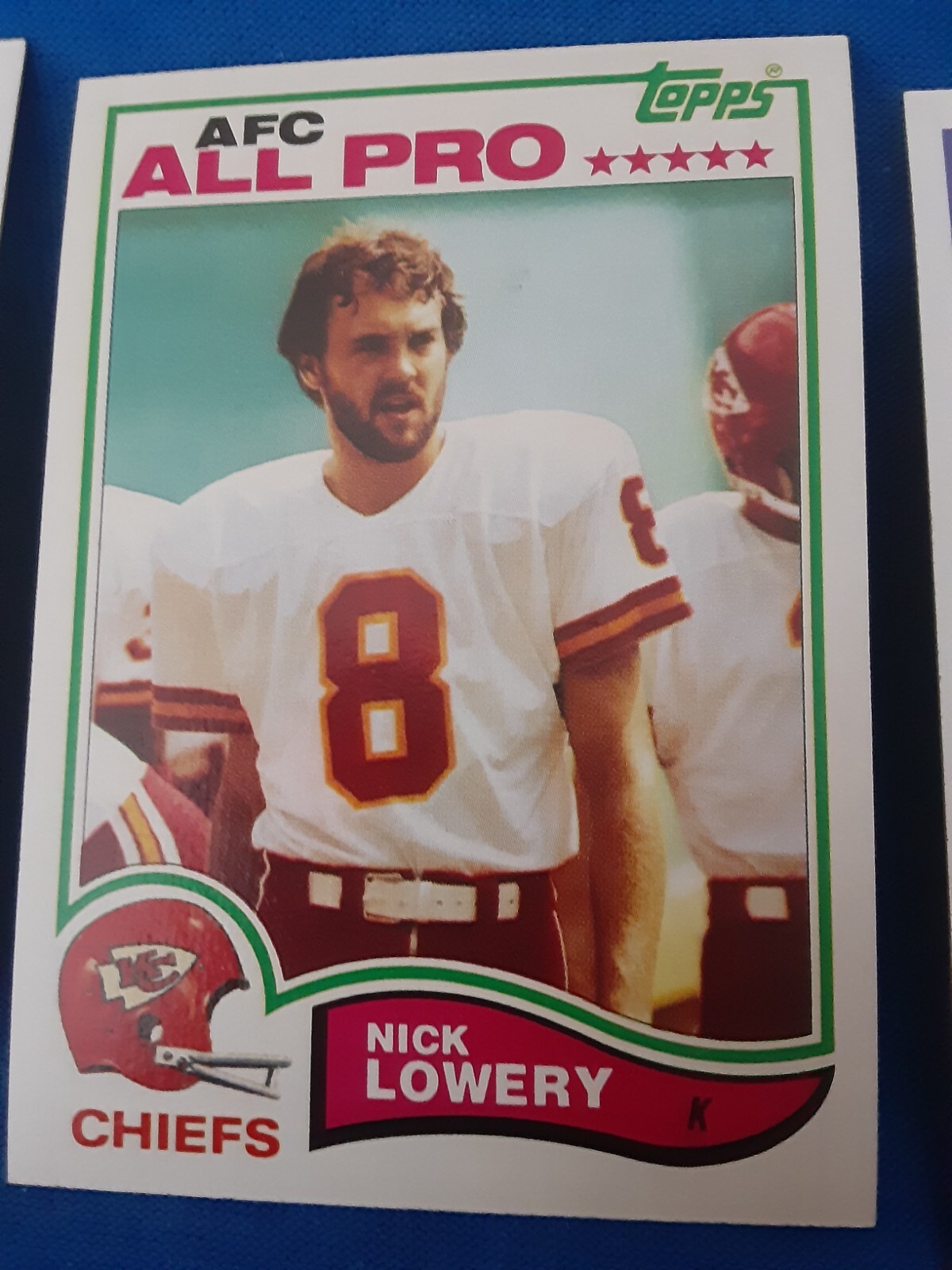 1982 Topps - Nick Lowery #120