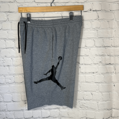 Air jordan jumpman logo fleece shorts gray Nike Men's DB1812-091