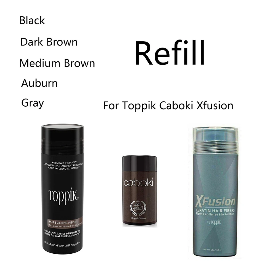 Paquete de 4 Sevich Recarga Fibra en Polvo para Construcción de Cabello Paquete de 50 g Añadir Herramienta Romover Cera de Oído Foto 2 de 4