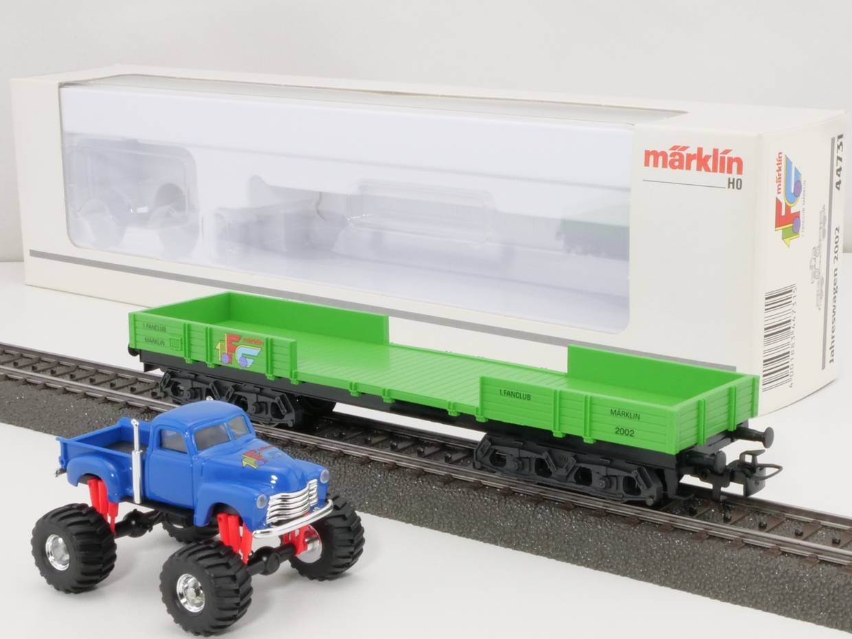 Märklin 44731 1. FC Annual Car 2002 With Monster Truck Mint! OVP BL 1705-06-