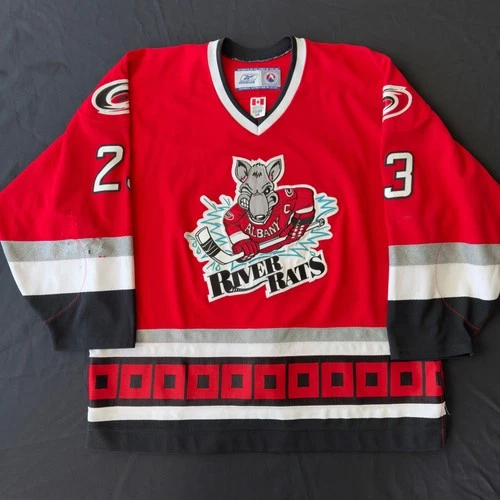 Albany River Rats Game Worn Used Scott Kelman Jersey AHL NHL Carolina Hurricanes