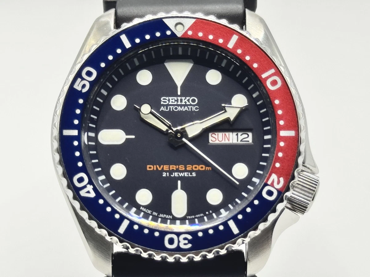 Seiko Men 200 m (20 ATM) Water Resistance Diver Wristwatches for