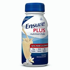 Ensure Plus Vanilla Nutrition Shake 8 oz Bottle