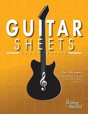 Guitar Sheets Chord Chart Paper: Over 100 pages of Blank Chord Chart Paper, TAB