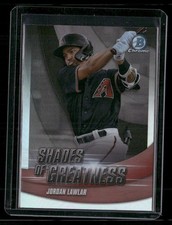Jordan Lawlar 2022 Bowman Chrome Shades of Greatness Arizona Diamondbacks #SG-4
