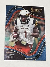 2022 Panini Select Draft Picks Football Blue (Retail) - Stefon Diggs - Maryland