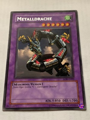 LOB-G082 Metalldrache Rare aus Legend of Blue Eyes White Dragon
