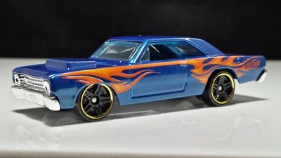 Mattel Toys Hot Wheels Muscle Car 1968 Dodge Dart Black Interior Detailed Flame