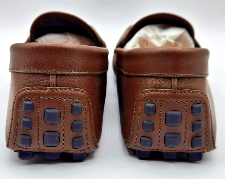 Gucci Interlocking G Men's Brown Leather Driving Moccasins Loafers UK8.5 US9 thumbnail 11