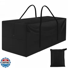 Outdoor cushion storage bag,Waterproof storage bag with zipper an