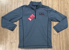 The North Face Tech 1/4 Zip Fleece Sweater Long Sleeve Mens M Asphalt Gray NEW