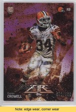 2014 Topps Fire Rookie Purple 346/499 Isaiah Crowell #138 READ 0l2