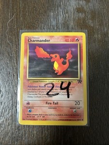 1995 charmander pokemon card value 50 82 Pokemon Team Rocket Common Charmander #50