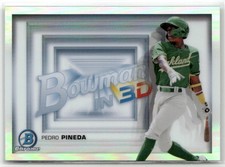 2022 BOWMAN #B3D-15 PEDRO PINEDA BOWMAN IN 3D OAKLAND ATHLETICS