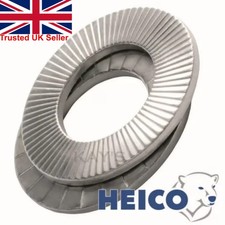 M3 M4 M5 M6 M8 WEDGE LOCK WASHERS ANTI VIBRATION GENUINE HEICO DELTA PROTEKT