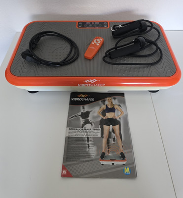 VibroShaper E380 Vibrationsplatte vertikale Vibration 99 Programme Fernbedienung
