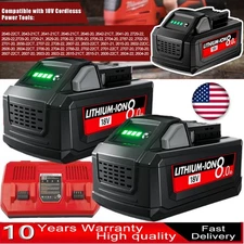 For Milwaukee For M18 18V LITHIUM  48-11-1890 8.0Ah Lithium-ion Battery /Charger