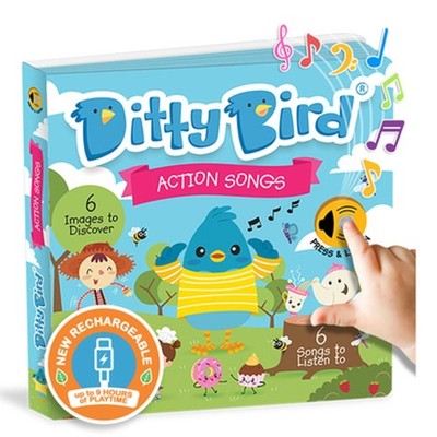 Ditty Bird Action Songs Interactive Sound Book for Toddlers 1- 3 Musical Books f