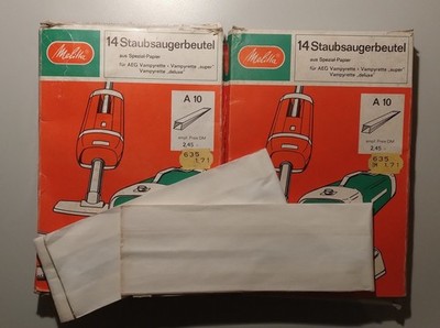 Vampyrette super deluxe, 28 Staubsaugerbeutel plus noch 2 Stk., A10 Melitta AEG