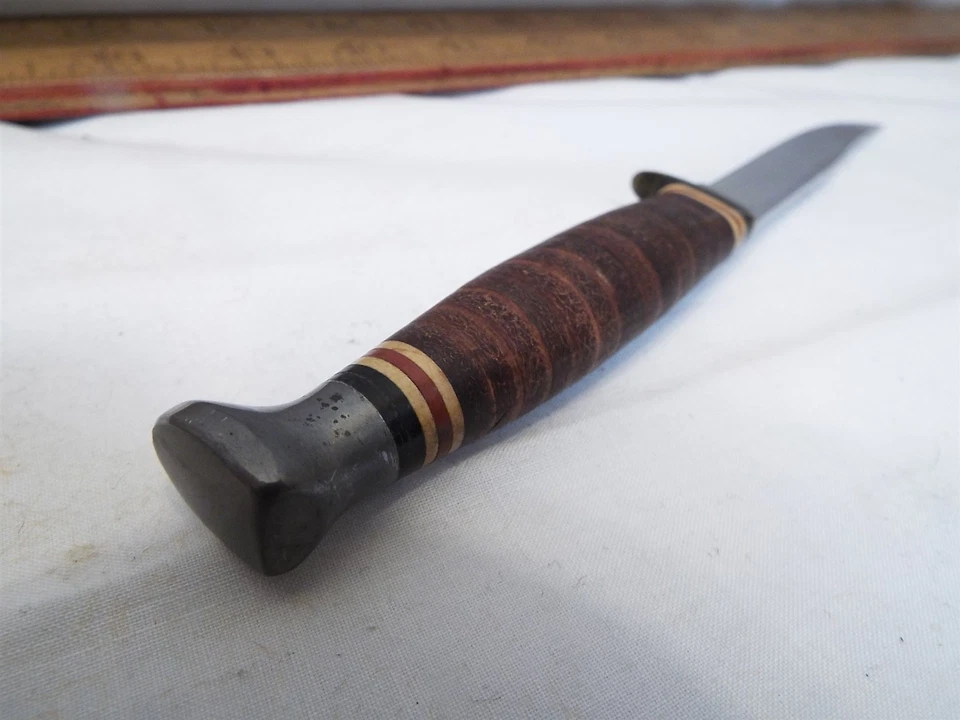 Cuchillo de caza Kabar 1226 EE. UU. Aleta pequeña pájaro y trucha hoja fija funda Ka-Bar Foto 4 de 4