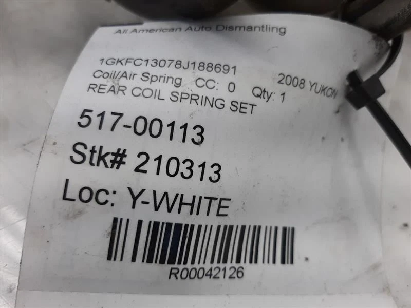 Mola de ar/bobina traseira 5,3L compatível com 2008 GMC YUKON SLT1 25978749 - Imagem 3 de 4