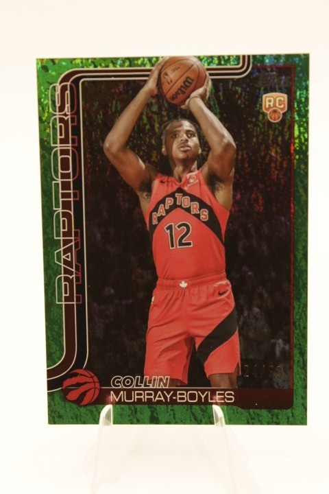 2025-26 Topps Flagship Green Rainbow #209 Collin Murray-Boyles RC 24/99 Raptors