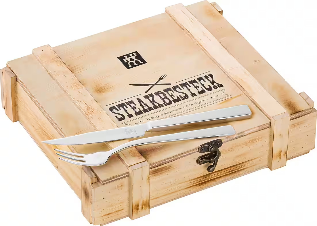 ZWILLING Steakbesteck Specials (12-tlg), 6 Personen, Edelstahl 18/10, 18/10 Edel