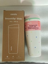Owala "Give Me the Tea" 20oz Birthday Bash SmoothSip Slider Ceramic Stars Bottle