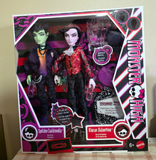 Monster High Kieran Valentine Spelldon Cauldronello 12in Doll 2-Pack JHK60