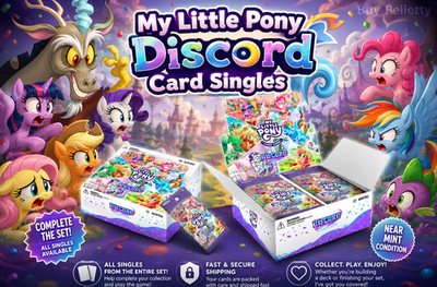 #ad My Little Pony Card Game **SET 2** BP02 DISCORD SINGLES Shop Kayou English $999.00