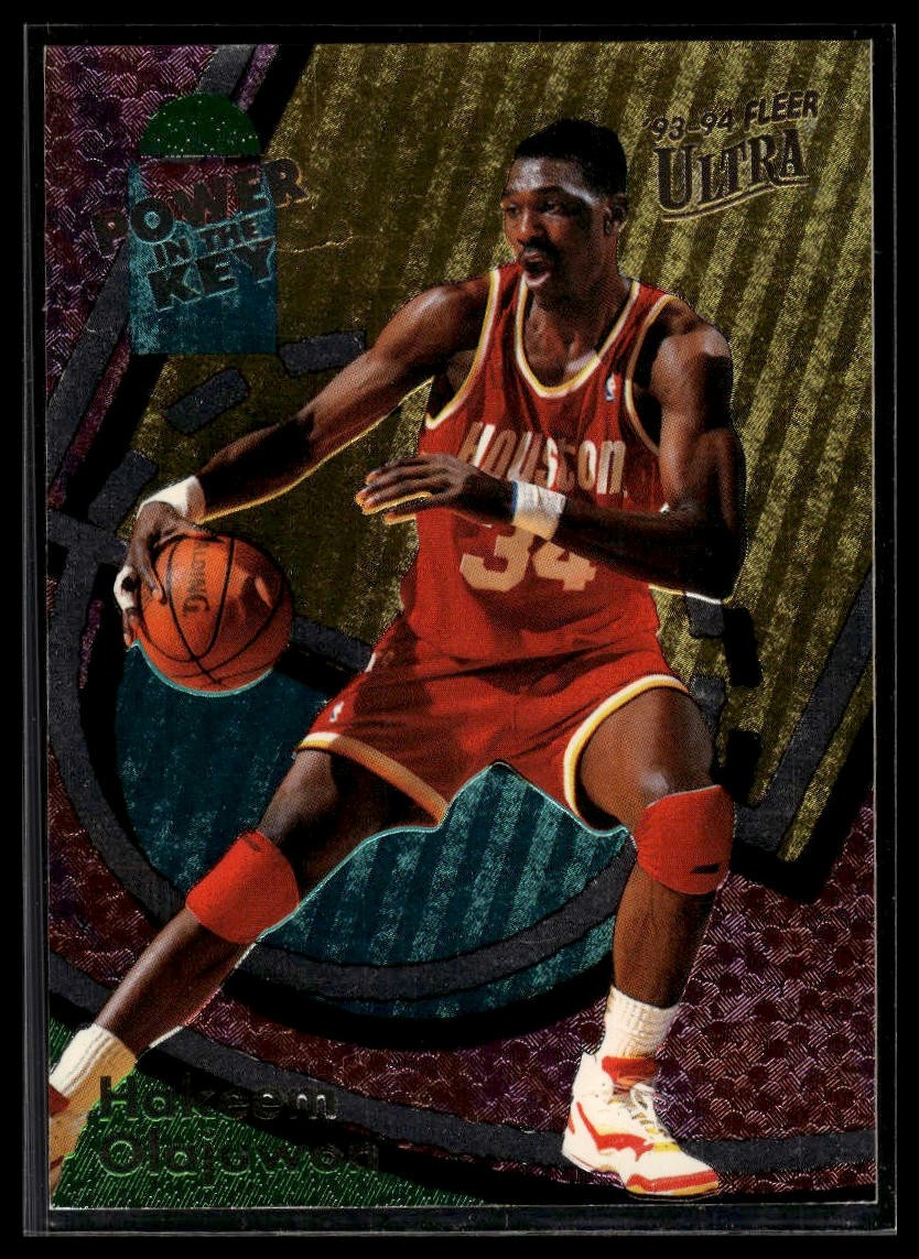 1993-94 Ultra #6 Hakeem Olajuwon Power in the Key