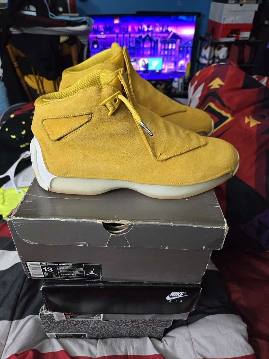 Las mejores ofertas en Jordan 18 Retro Yellow Suede | eBay