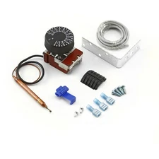 Universal 12V 85-120 Celsius Deg Adjustable Electric Thermo Fan Switch Kit