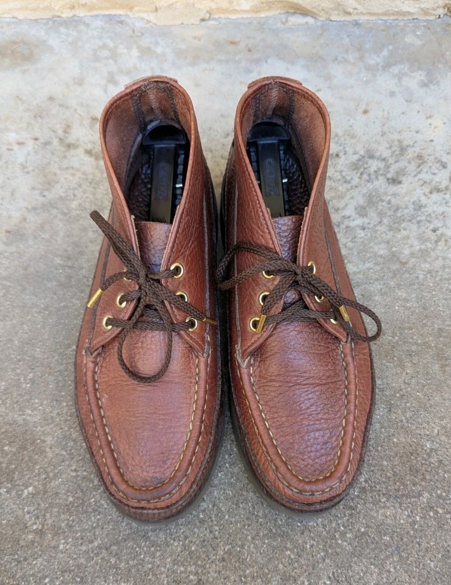 Russell Moccasin Sporting Clays Chukka Boots Men's 7 EE Brown