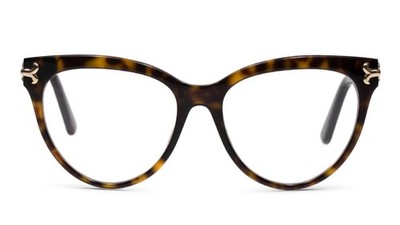 Emilio Pucci EP5245 052 Tortoise Plastic Cat Eye Eyeglasses Frame 53-16-140 RX