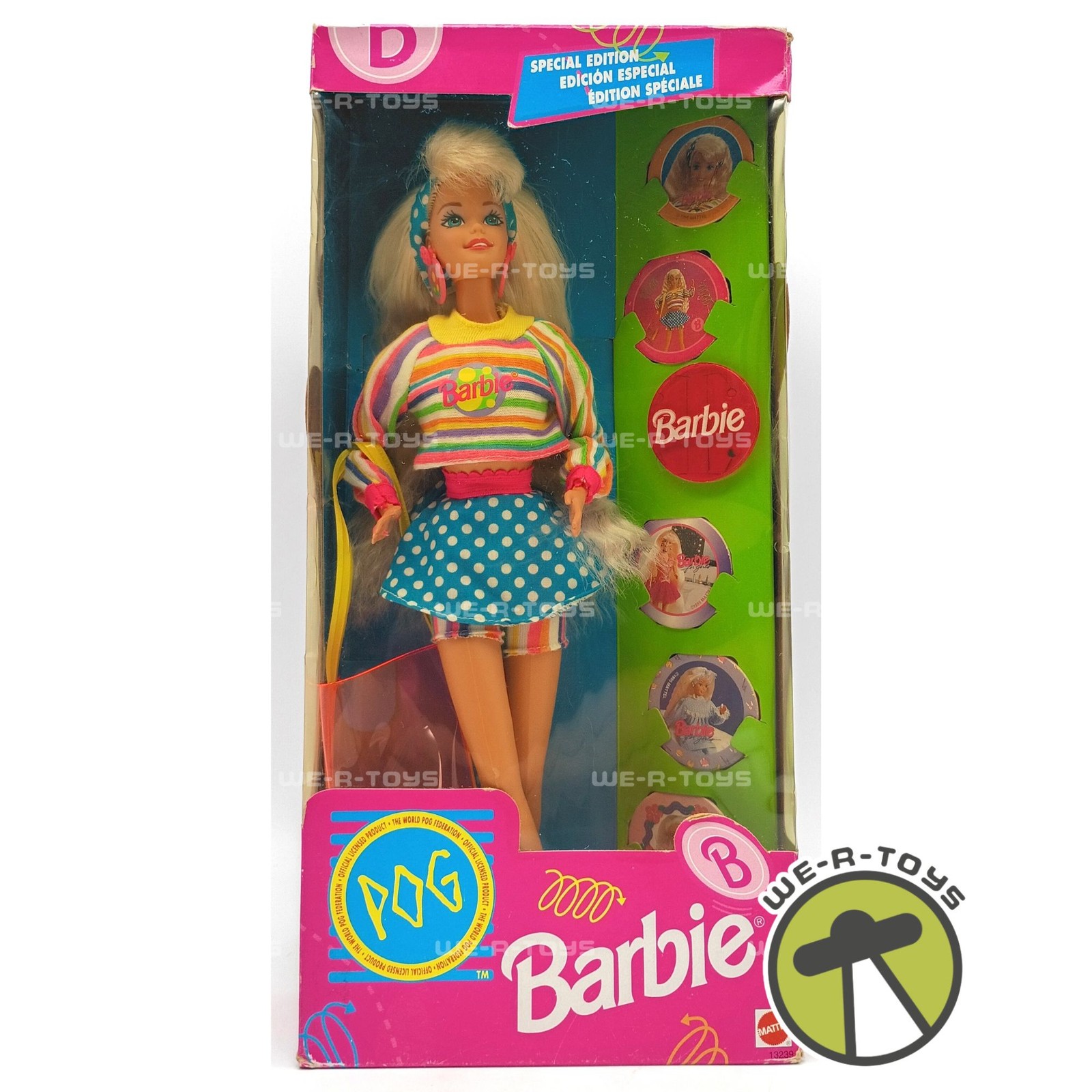 Barbie World POG Fun Doll Special Edition 1994 Mattel #13239