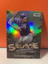 2025 Topps Stadium Club - Savage Sluggers Alex Rodriguez #SS-9