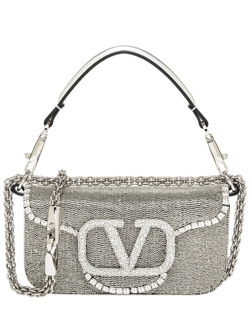 Valentino Loco Leather Shoulder Bag Women's