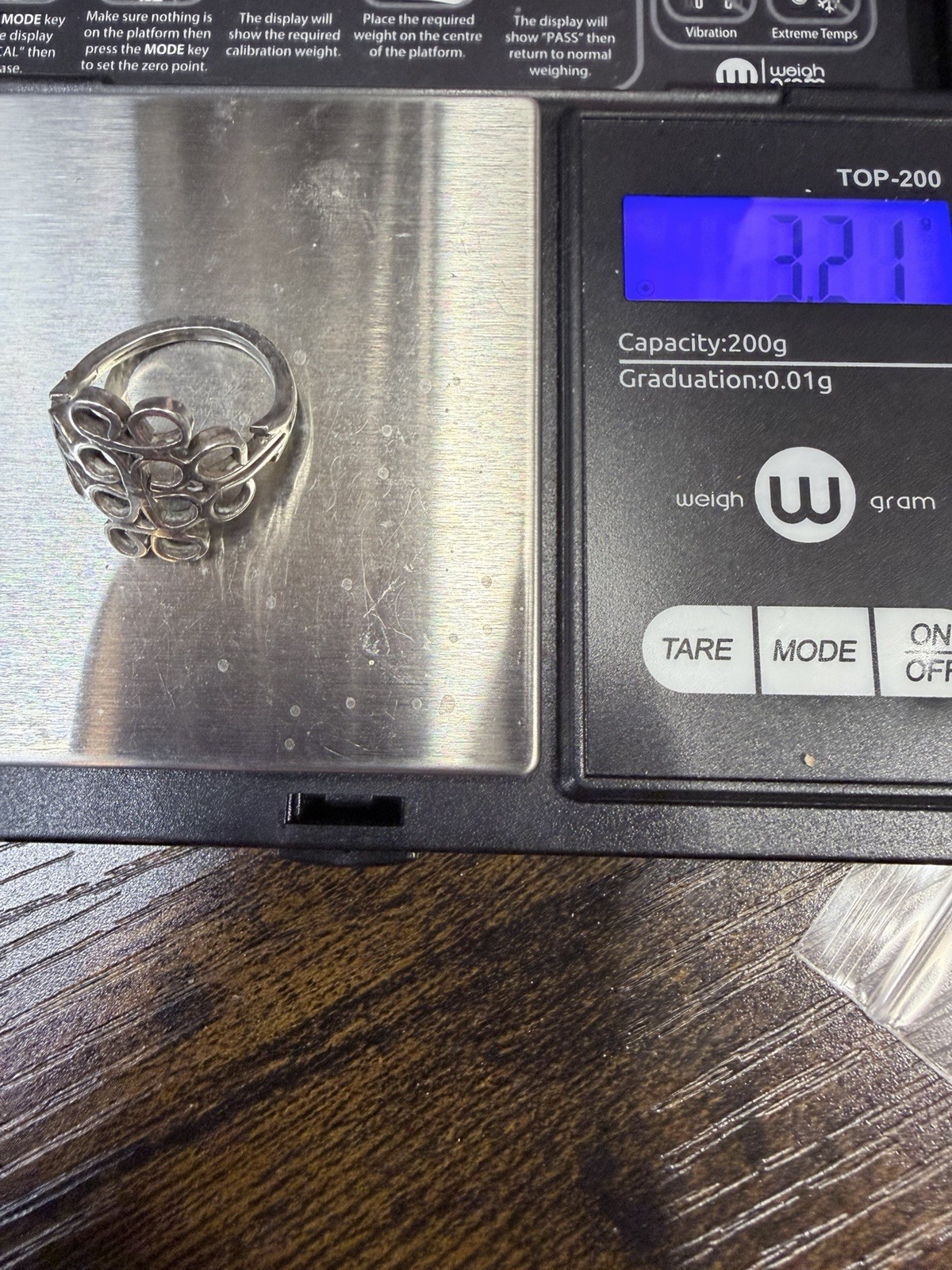 VTG925 Mexican Open Scroll Statement Loop Cutout … - image 5