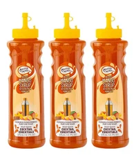 Master of Mixes Cocktail Essentials Simple Syrup Mango 3 Pack