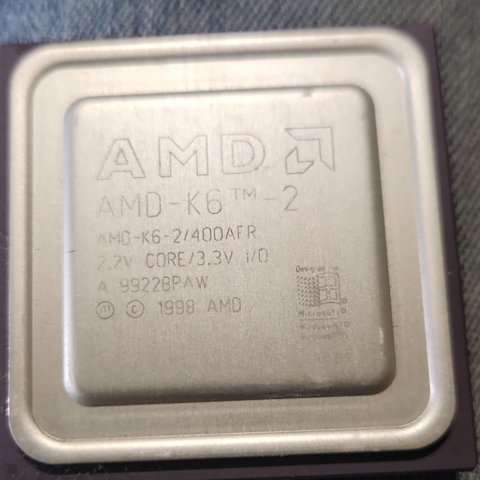 AMD K6-2/400AFR Socket 7 400 MHz 1 Core Processor