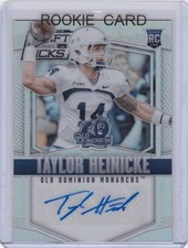 TAYLOR HEINICKE AUTO ROOKIE CARD 2015 Football RARE $$ SILVER PRIZM AUTOGRAPH RC. rookie card picture