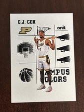 2025-26 Onit Purdue Basketball #CC-10 C.J. Cox Campus Colors White